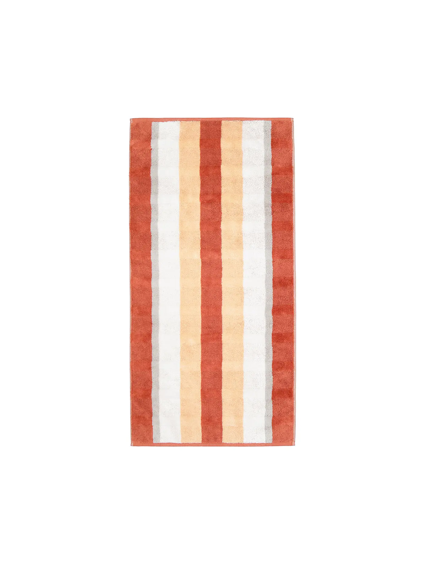 CAWÖ | Handtuch NOBLESSE 50x100cm Anthrazit | orange